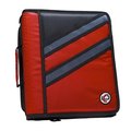 Case-It Case-It 1590373 The Z Zippered Binder D-Ring; 1.5 in. - Red 1590373
